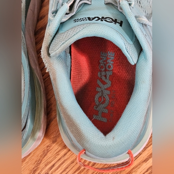 HOKA ONE ONE Bondi 7 Blue Running Sneakers - Picture 10 of 10